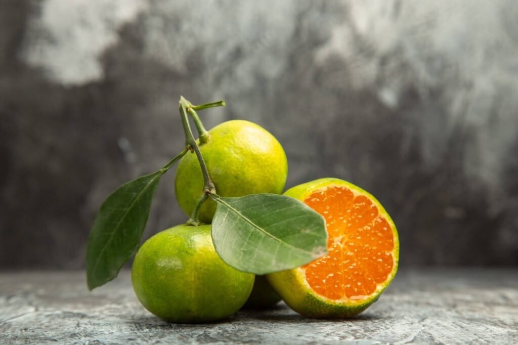 orange peeled lying on floor