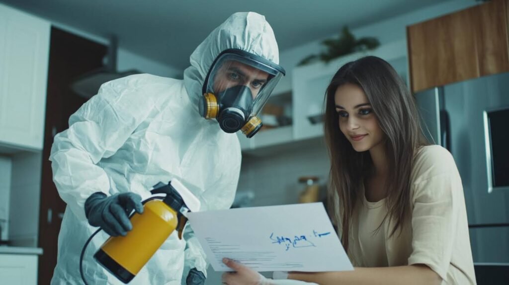 girl and man discussing about task