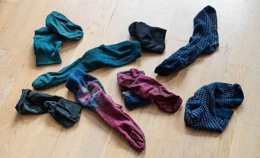 socks on floor