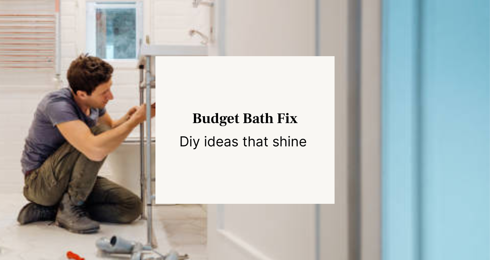 Bathroom renovation