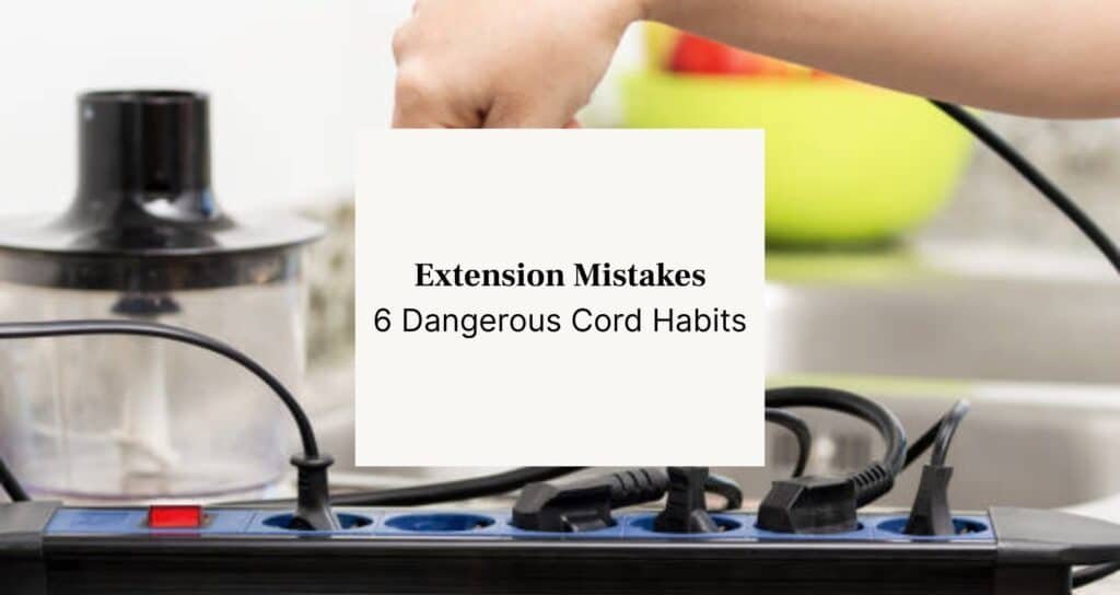 man putting switch in extension