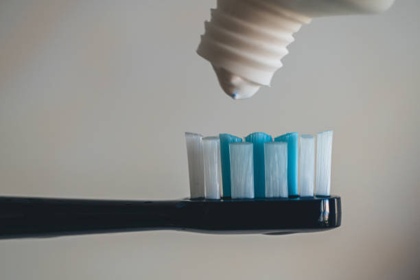 toothpaste and tooth brush