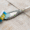 silver spoon cleaning with tooth paste and tooth brush