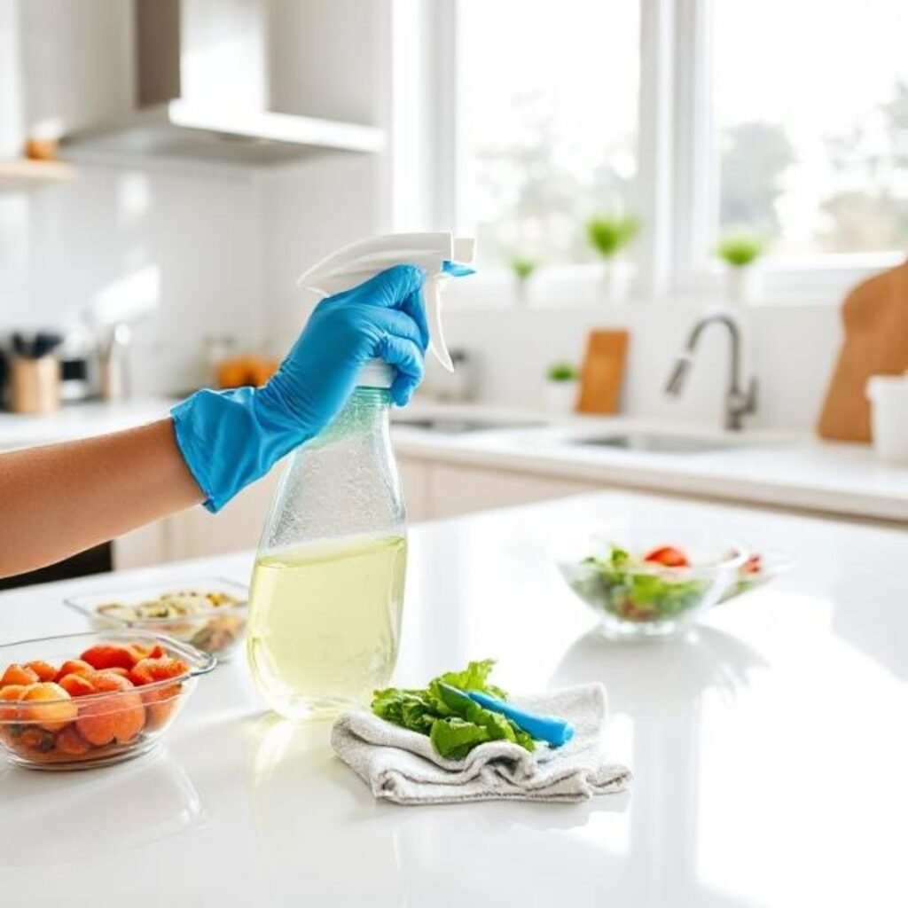 spotless kitchen cleaning at home