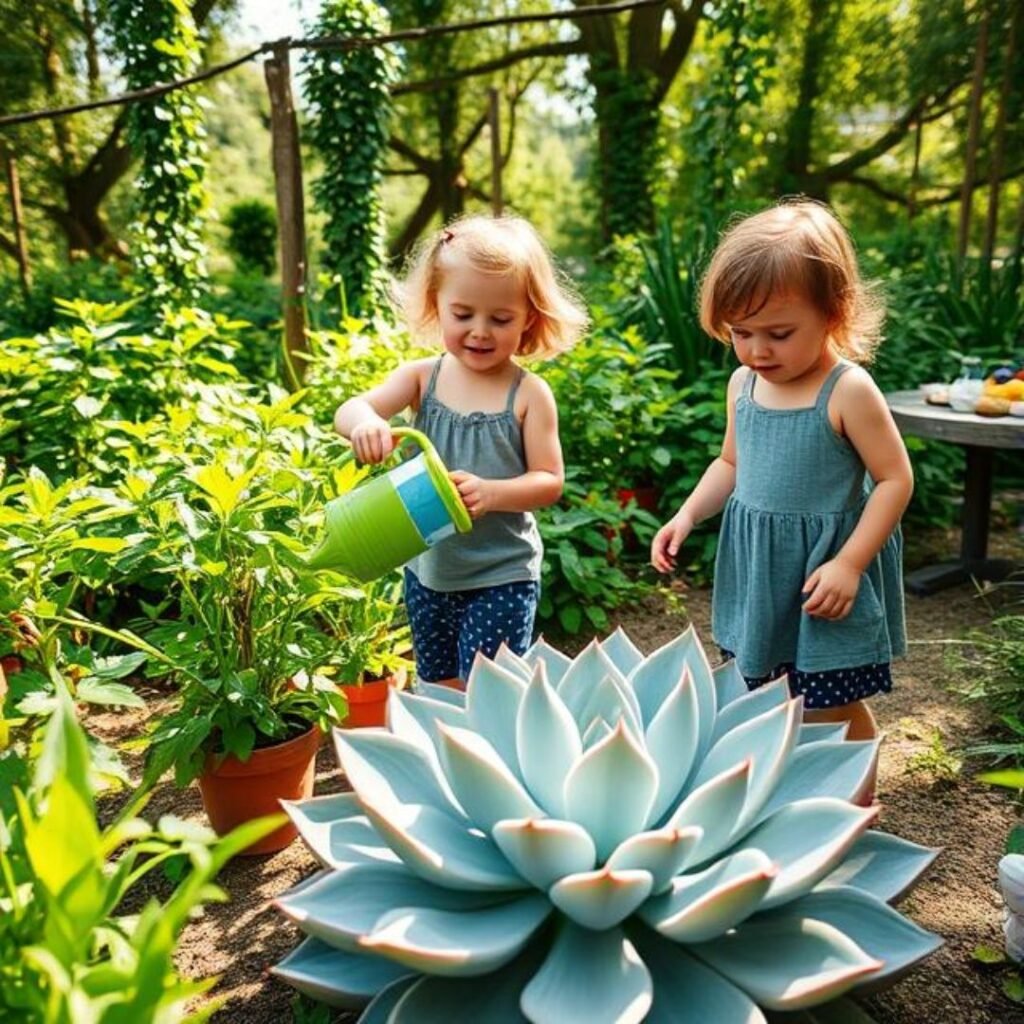 watering lamb's ear plant