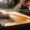 Disinfecting wooden cutting board with vinegar