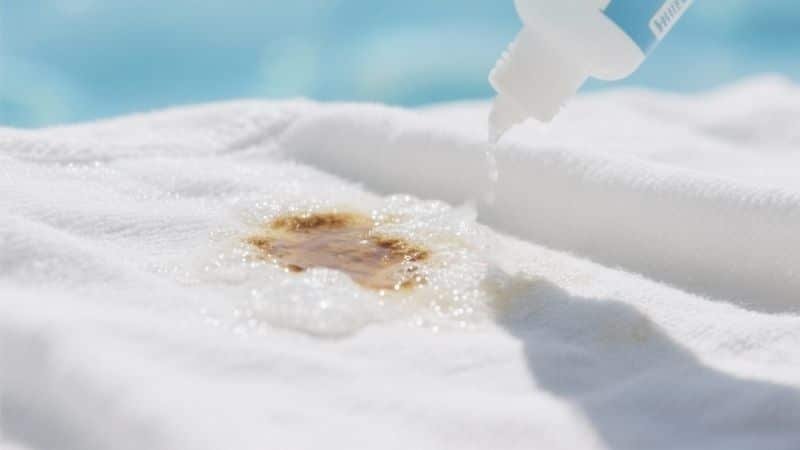 removing stains with hydrogen peroxide