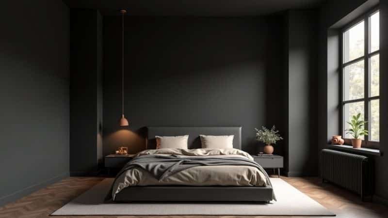 black paint colors room feeling dark and small