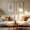 decor trends for Living room in warm neutrals with beige walls and cream sofa