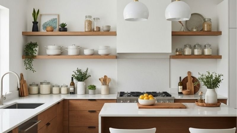 kitchen featuring mixed materials