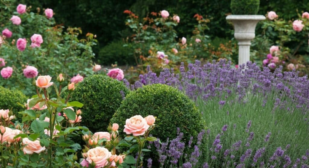 shrubs with roses