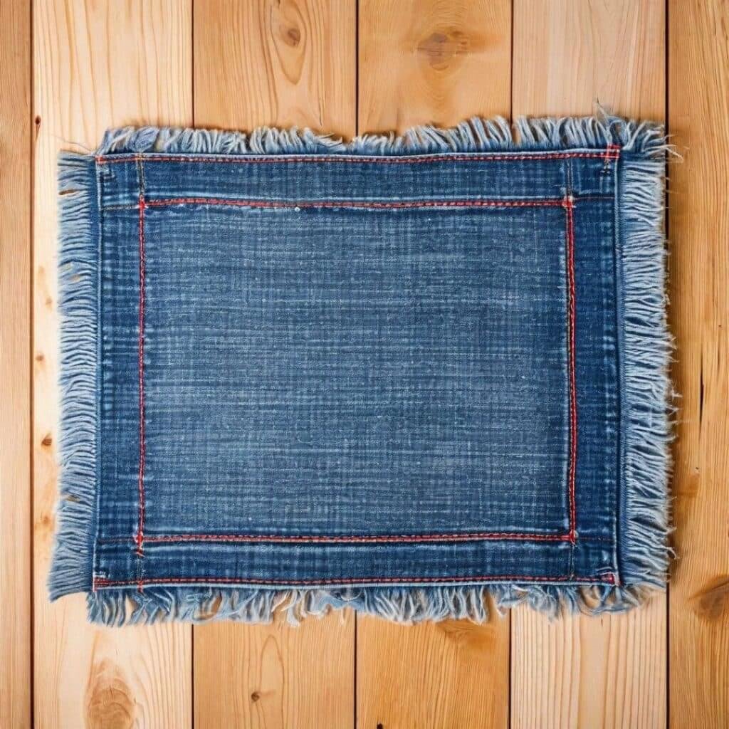 old jeans mat