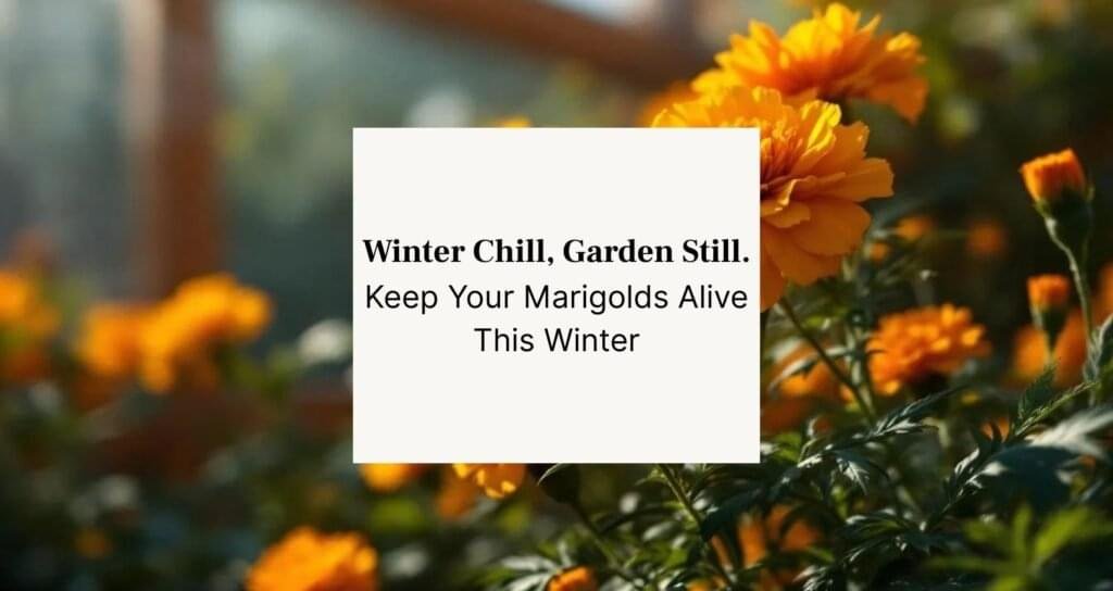 bright orange and yellow marigold flowers