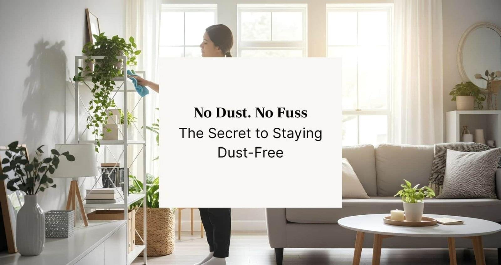 living room with sunlight streaming in through clean windows