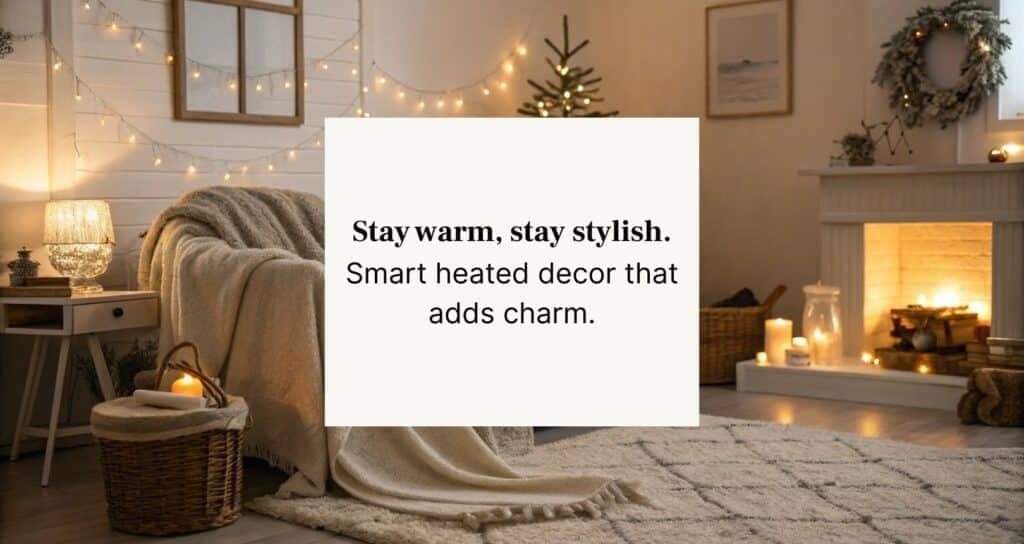 cozy winter living room interior